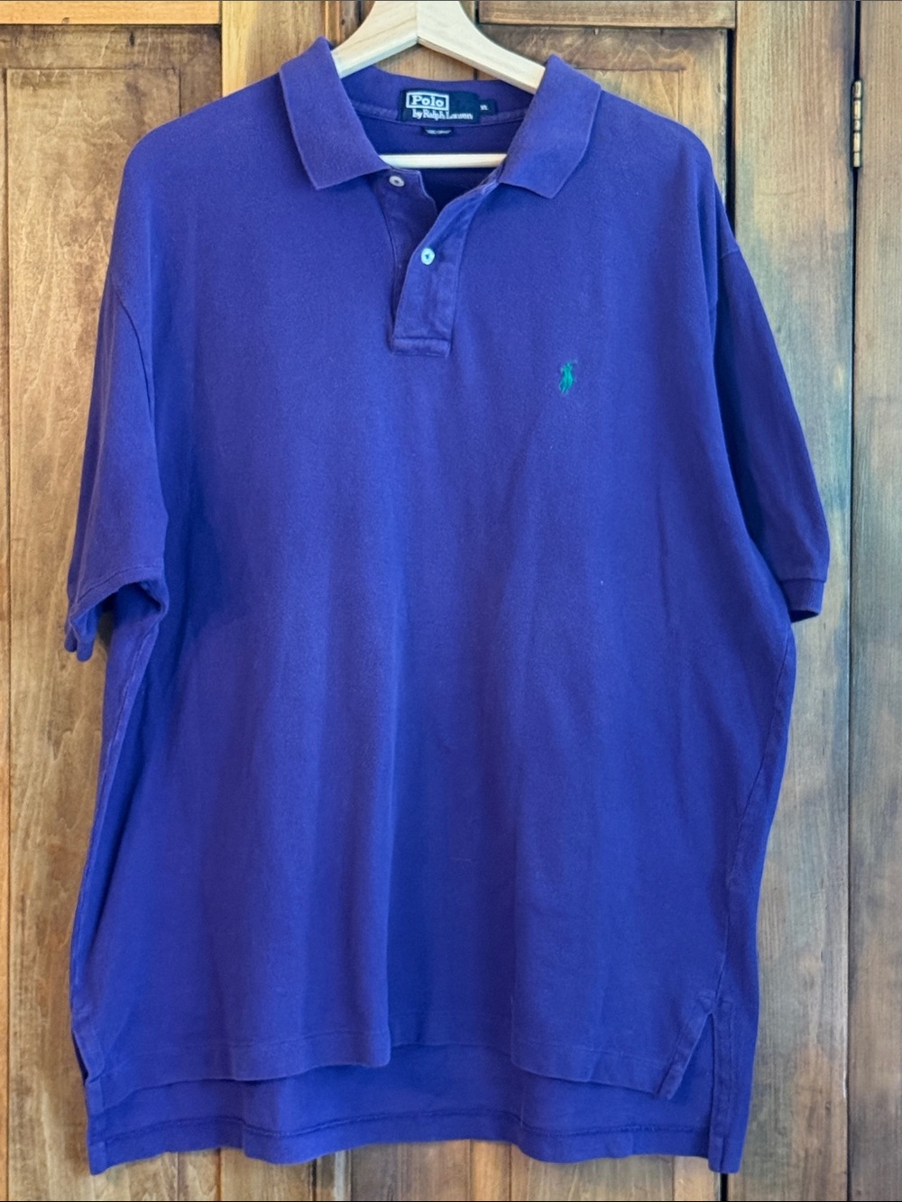 Men’s XL Polo by Ralph Lauren Purple Polo with Green Pony